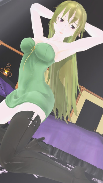 脈絡がなくて130 脇見せ曲線立膝セクシーポーズ玲霞さん Fate Mmd カトラス リトルジャックp さんのイラスト ニコニコ静画 イラスト