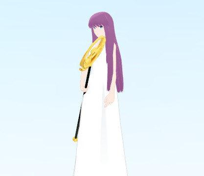 Mmd聖闘士星矢 アテナ沙織 モデル配布あり Rubedo さんのイラスト ニコニコ静画 イラスト