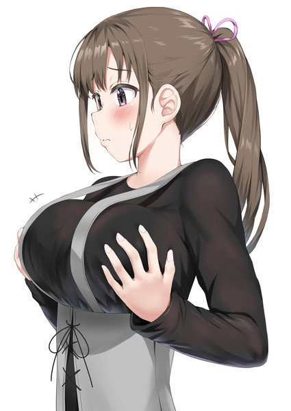 お胸が大きくてお困りな子 ねでぃあ さんのイラスト ニコニコ静画 イラスト
