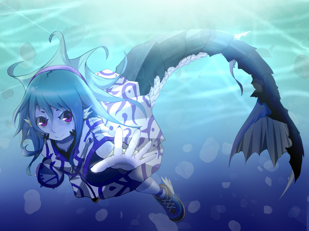 水の精霊ちゃん Ztz さんのイラスト ニコニコ静画 イラスト
