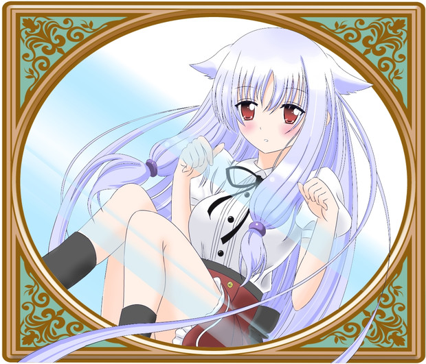 鏡の中から… / ゆうたん さんのイラスト ニコニコ静画 (イラスト)