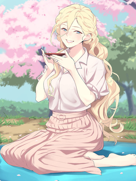 お花見リシュリュー しんぎょう さんのイラスト ニコニコ静画 イラスト
