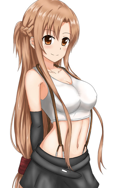 Saoのアスナにff7のティファの衣装着せてみました ソウガ さんのイラスト ニコニコ静画 イラスト