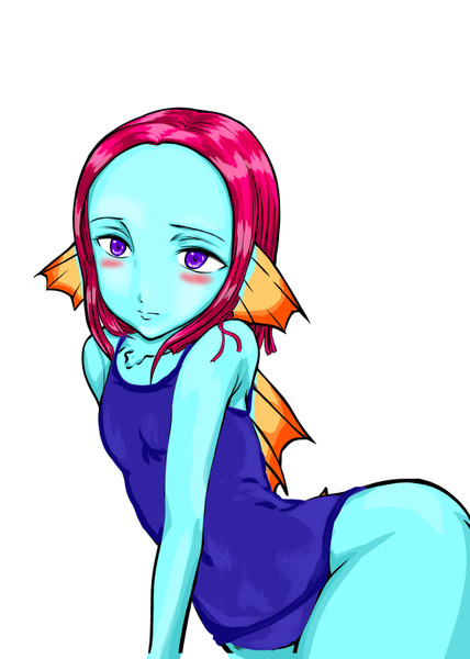 任務でスクミズを着るユナティ アル さんのイラスト ニコニコ静画 イラスト
