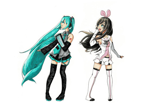 初音ミク キズナアイ ライト さんのイラスト ニコニコ静画 イラスト