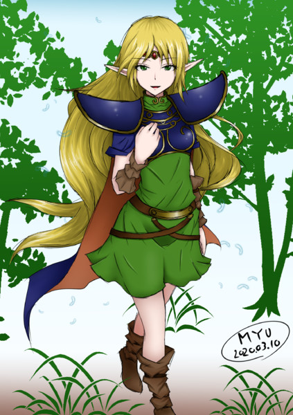 ロードス島戦記 ディードリット イン ワンダーラビリンス 配信記念 ミュウ さんのイラスト ニコニコ静画 イラスト