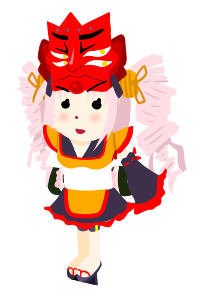 いらすとや風ついなちゃん ペレグリンsmg さんのイラスト ニコニコ静画 イラスト