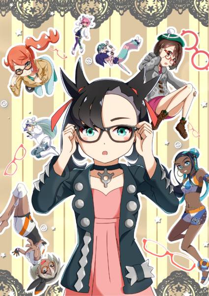ポケモン剣盾女の子 メガネ 葱味噌 さんのイラスト ニコニコ静画 イラスト