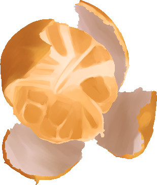 油絵 蜜柑 ニコニコ静画 イラスト