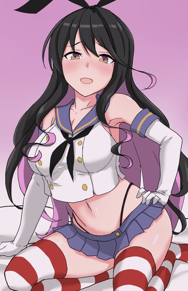 長波に土下座して島風の服を着てもらった ニシカゼ さんのイラスト ニコニコ静画 イラスト
