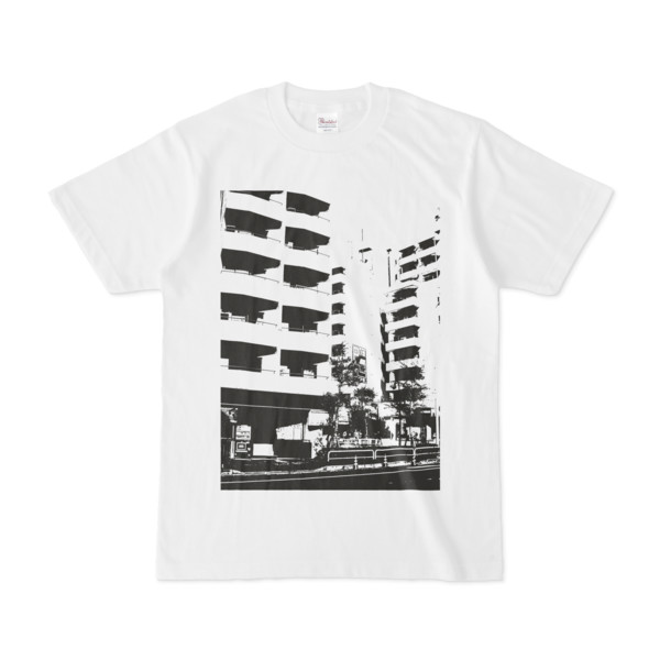 Tシャツ ホワイト Ikebukuro_Building