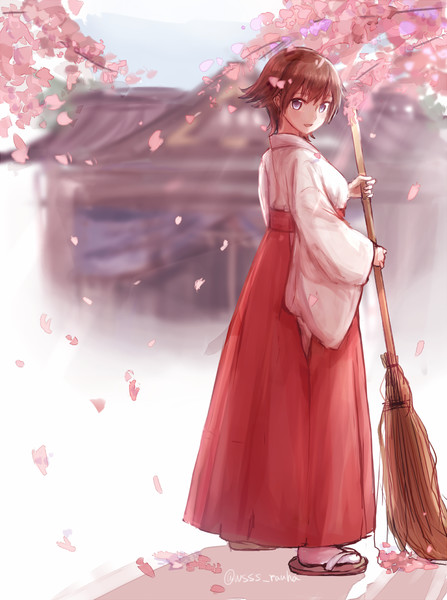 巫女比叡 Wss さんのイラスト ニコニコ静画 イラスト