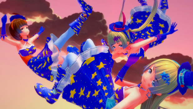 コイカツ 3人ポーズ ダイブ Sd配布 Darzon さんのイラスト ニコニコ静画 イラスト