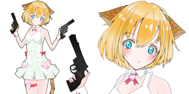 陸軍女子 猫耳武器娘 ふにゃん さんのイラスト ニコニコ静画 イラスト