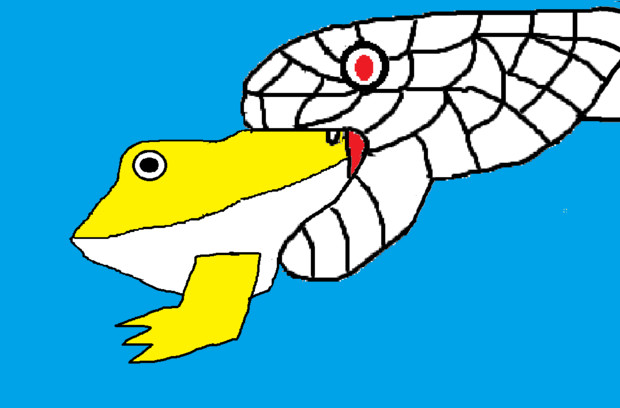 捕食 カエル さんのイラスト ニコニコ静画 イラスト