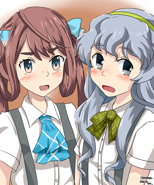 山雲と朝雲 せのん さんのイラスト ニコニコ静画 イラスト