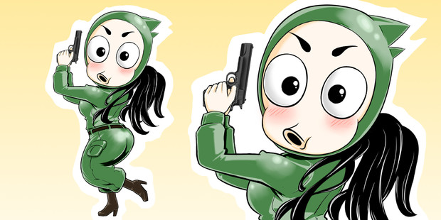陸軍 ひょっと娘 靴紐のビル さんのイラスト ニコニコ静画 イラスト