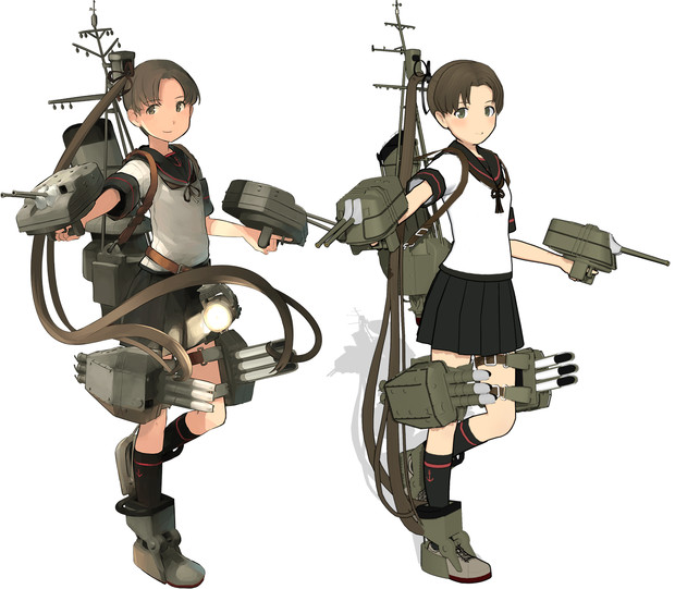 綾波改二 Mmd艦これ改造モデル 比較 とらはぜフガクkizck式 改変 木村天祐 さんのイラスト ニコニコ静画 イラスト