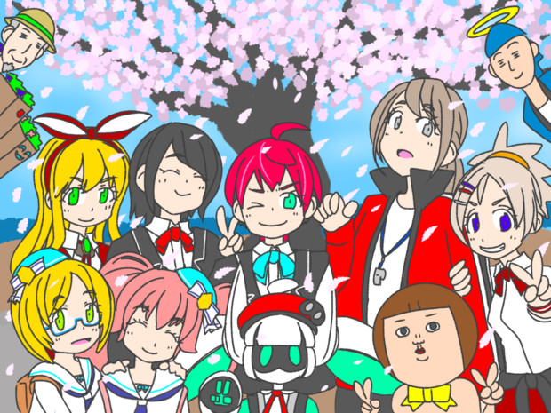 テーマok みんなでお花見 もす さんのイラスト ニコニコ静画 イラスト