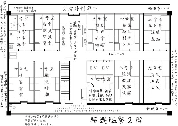 駆逐艦寮２ｆ 吹雪型 綾波型 暁型 初春型 白露型 迷名 さんのイラスト ニコニコ静画 イラスト