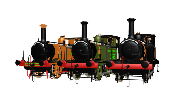 [MMDモデル配布]LB&SCR A1X class 蒸気機関車