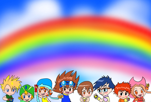 虹色の８人の選ばれし子供達 絵描きの冒険者katosan さんのイラスト ニコニコ静画 イラスト