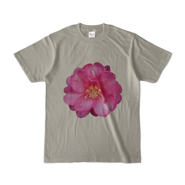 Tシャツ シルバーグレー Big花 Pink さんのイラスト ニコニコ静画 イラスト