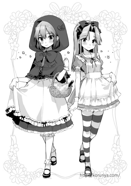 赤ずきん川内 アリス神通 こるり さんのイラスト ニコニコ静画 イラスト