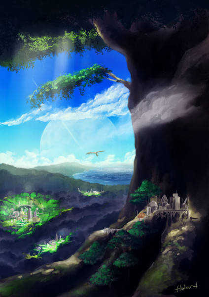 世界樹の麓 想像図 一譲 計 さんのイラスト ニコニコ静画 イラスト