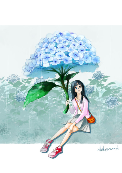 梅雨入り 一譲 計 さんのイラスト ニコニコ静画 イラスト