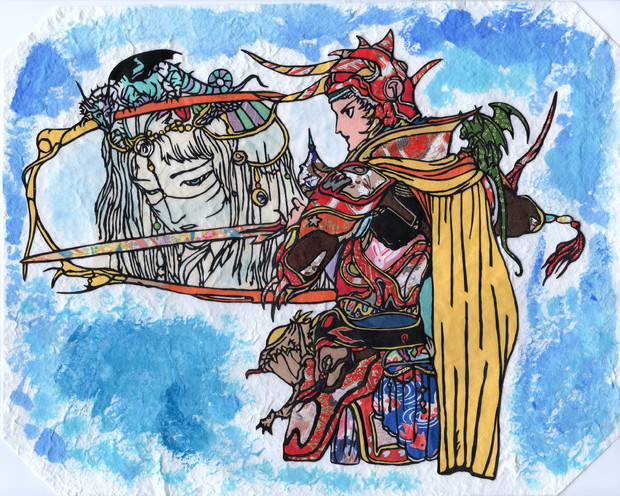 切り絵 光の戦士 ニコニコ静画 イラスト