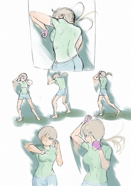 ヒジ打ち みかんあめq さんのイラスト ニコニコ静画 イラスト