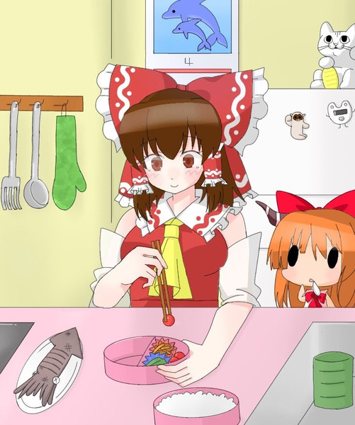 Ymnにお弁当を作ってあげるｶｯﾁｬﾏ れぷたりゅー さんのイラスト ニコニコ静画 イラスト