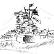 戦艦大和 正面 Kaizu さんのイラスト ニコニコ静画 イラスト