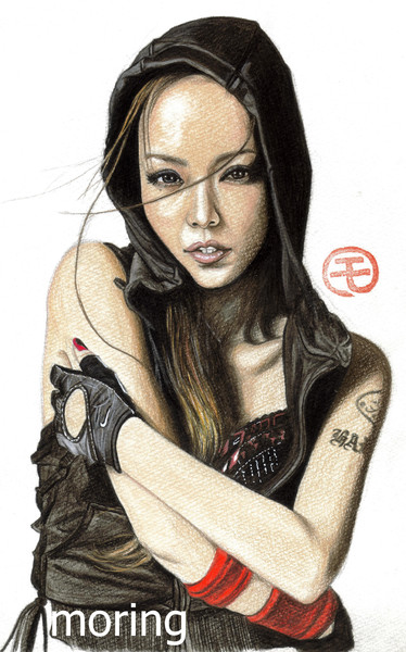安室奈美恵 モリング 似顔絵のおっ さんのイラスト ニコニコ静画 イラスト