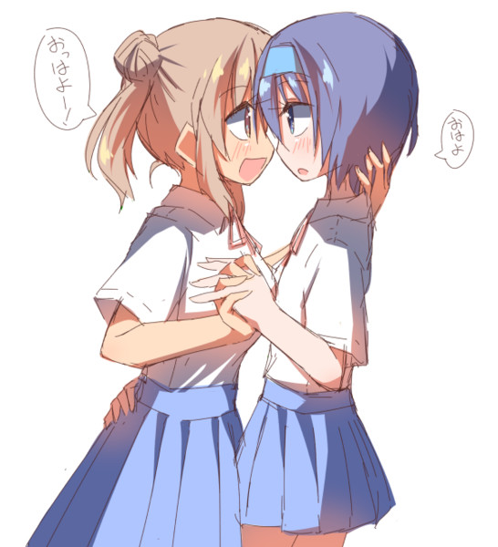 朝から距離が近いさとうさんとすずきさん とびだせ一代大佐おじさん さんのイラスト ニコニコ静画 イラスト