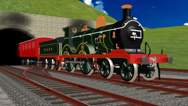 Mmdモデル配布 Se Cr D Class 蒸気機関車 くらす さんのイラスト ニコニコ静画 イラスト