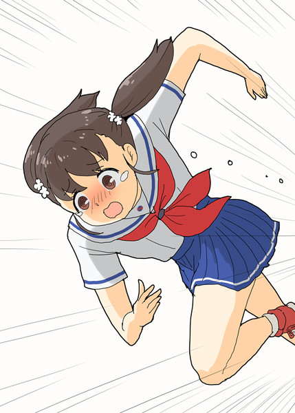 逃げる時だけ体格が良くなるリンちゃん あすにゃん さんのイラスト ニコニコ静画 イラスト