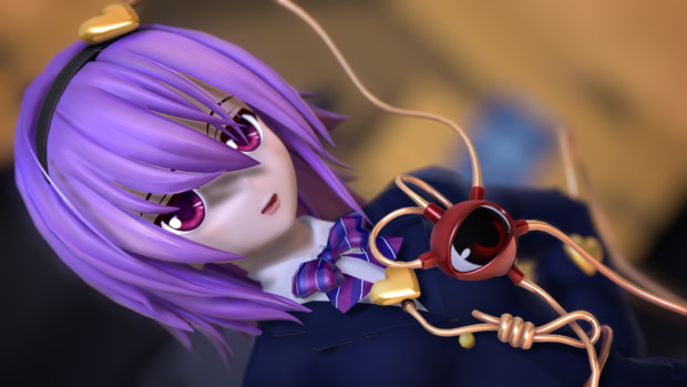 Mmd 制服さとり様フィギュア化 再び Wodeto さんのイラスト ニコニコ静画 イラスト