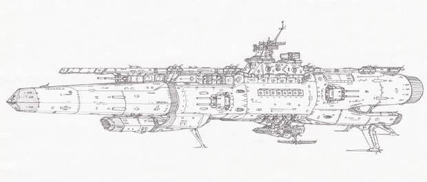 宇宙戦闘空母アマゾン「自作艦」