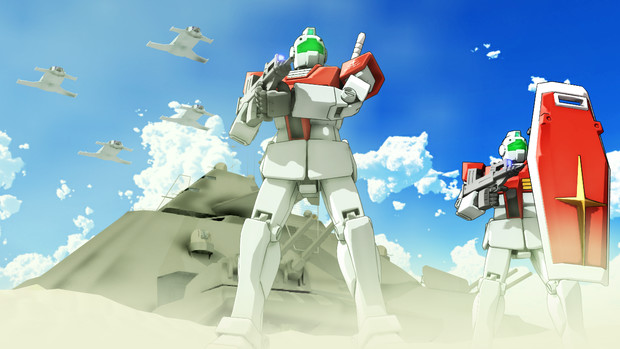 Mmdガンダム ジム Gm3 百式p さんのイラスト ニコニコ静画 イラスト