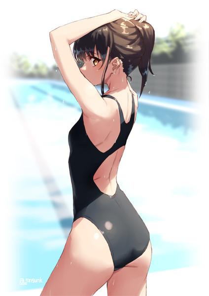 競泳女子の背中がすき Jonsun さんのイラスト ニコニコ静画 イラスト