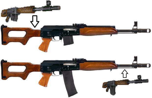 Falloutシリーズより、AK-112 5mm Assault Rifle(4回目)