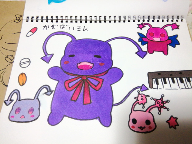 ライノウイルス(かぜばいきん) ニコニコ静画 (イラスト)