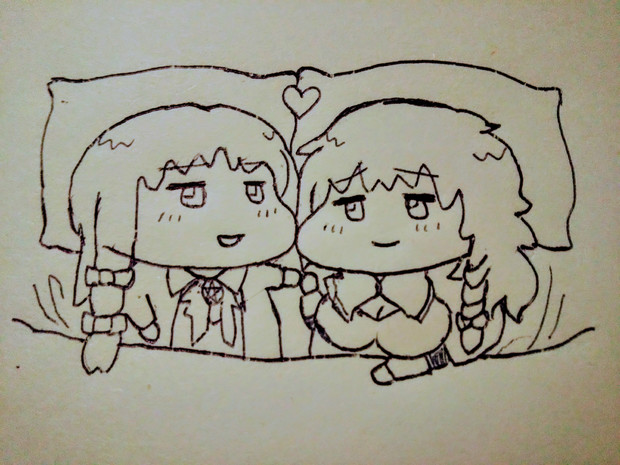 一緒のベッドでお昼寝するtis姉貴とmz姉貴 やぎくん さんのイラスト ニコニコ静画 イラスト