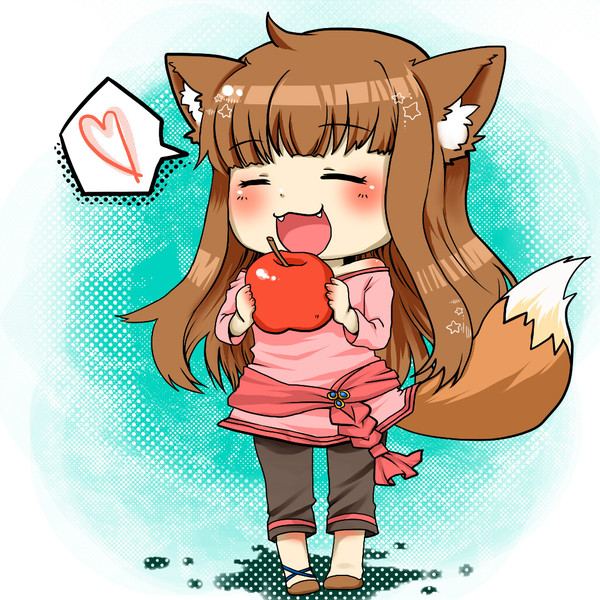 ホロとりんご にゃんにゃんお さんのイラスト ニコニコ静画 イラスト