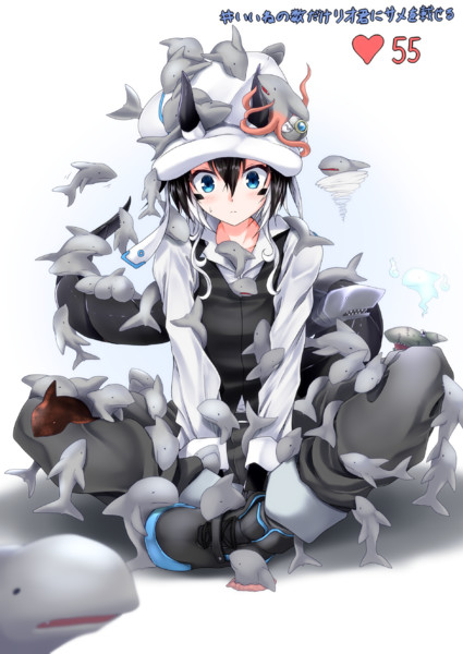 いいねの数だけリオ君にサメを載せる G3 さんのイラスト ニコニコ静画 イラスト