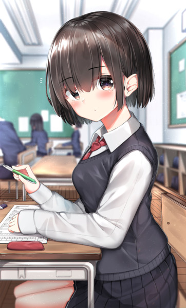 隣の子と目が合う ねく Neku さんのイラスト ニコニコ静画 イラスト
