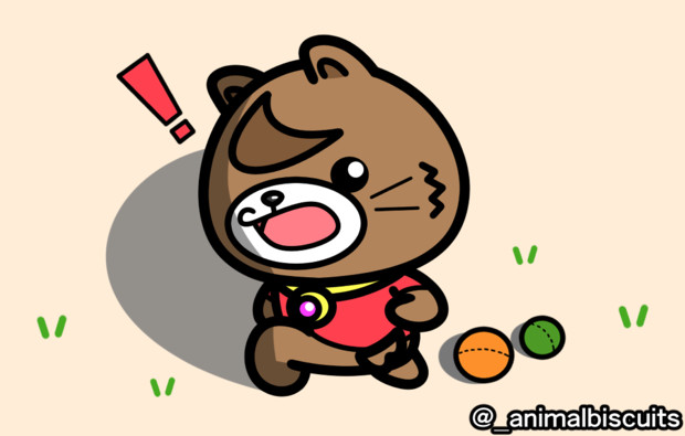 振り向くワンワン あにまるびすけっと あにまるびすけっと さんのイラスト ニコニコ静画 イラスト