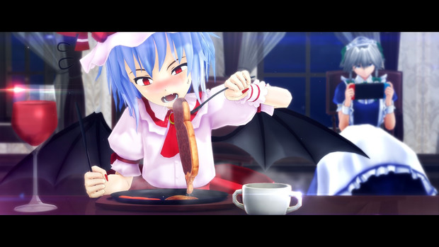 ステーキを食べるお嬢様 Yasiro さんのイラスト ニコニコ静画 イラスト